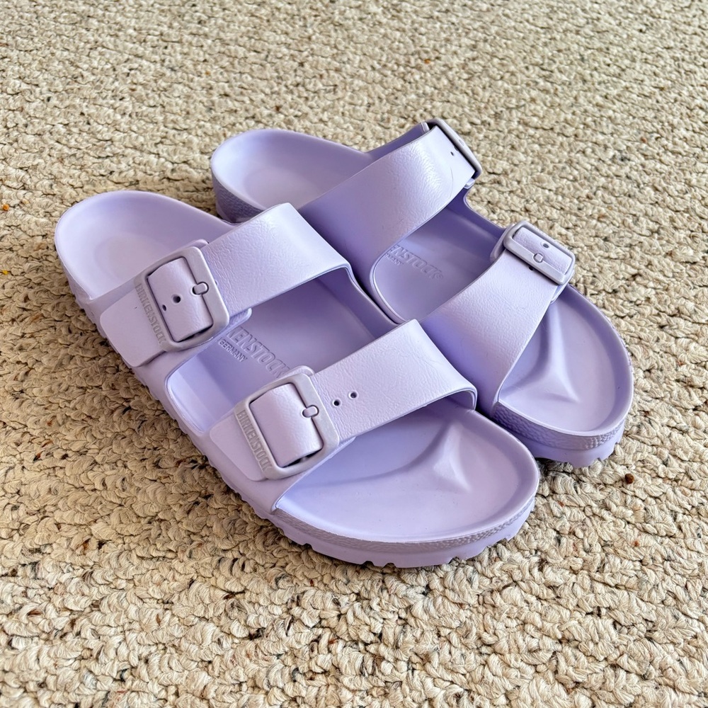 Women’s Purple Birkenstocks Slides Size 10